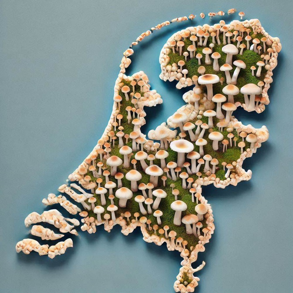 Psilocybin map netherlands