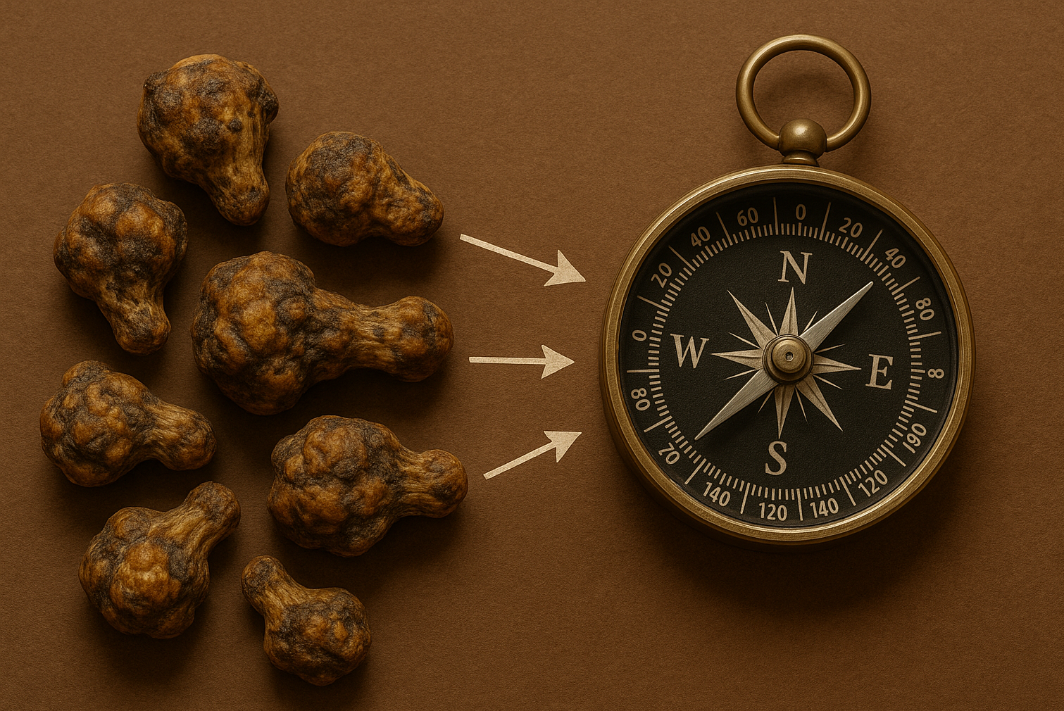 Magische truffelsessie voor innerlijk kompas
